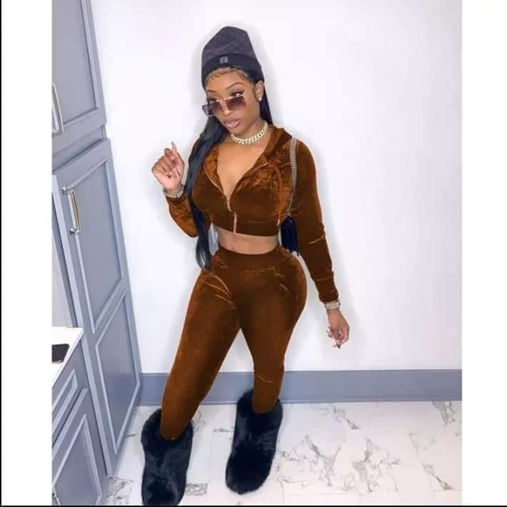 Ca$hmere Velvet 2 pc Sweatsuit