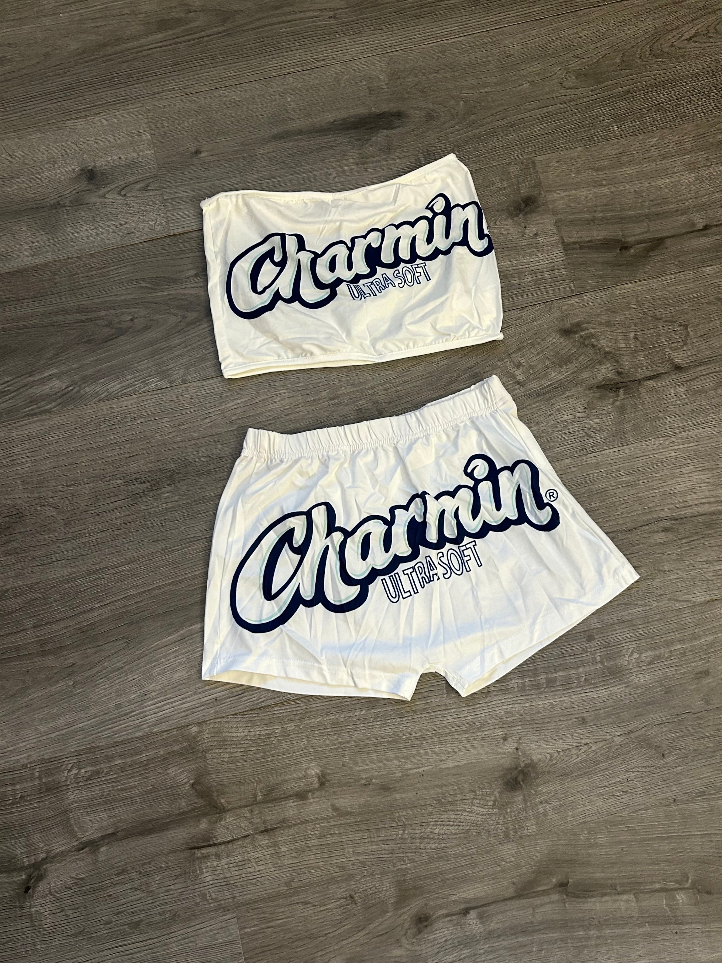 SNACK SHORT CROP SET