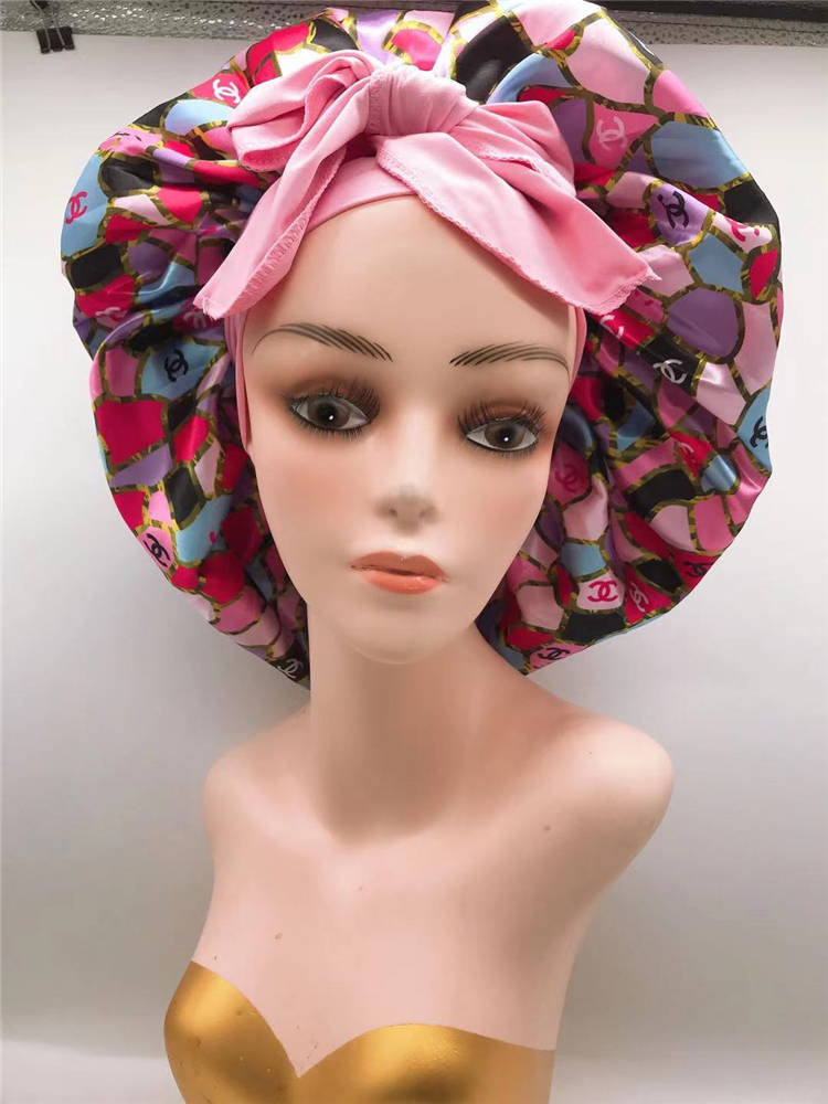 Designer inspired bonnets \ Satin scarf Zairel’s  Kollection