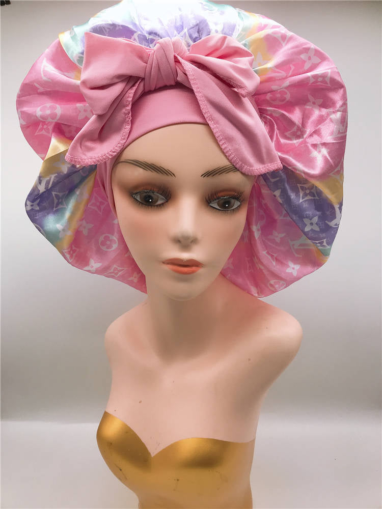 Designer inspired bonnets \ Satin scarf Zairel’s  Kollection