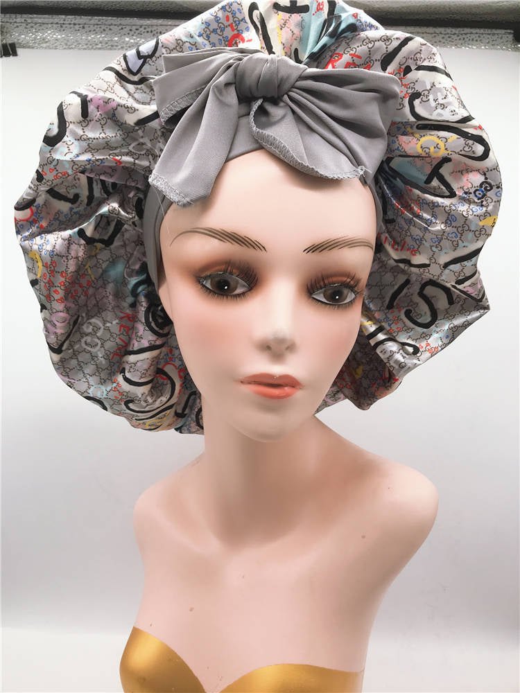 Designer inspired bonnets \ Satin scarf Zairel’s  Kollection