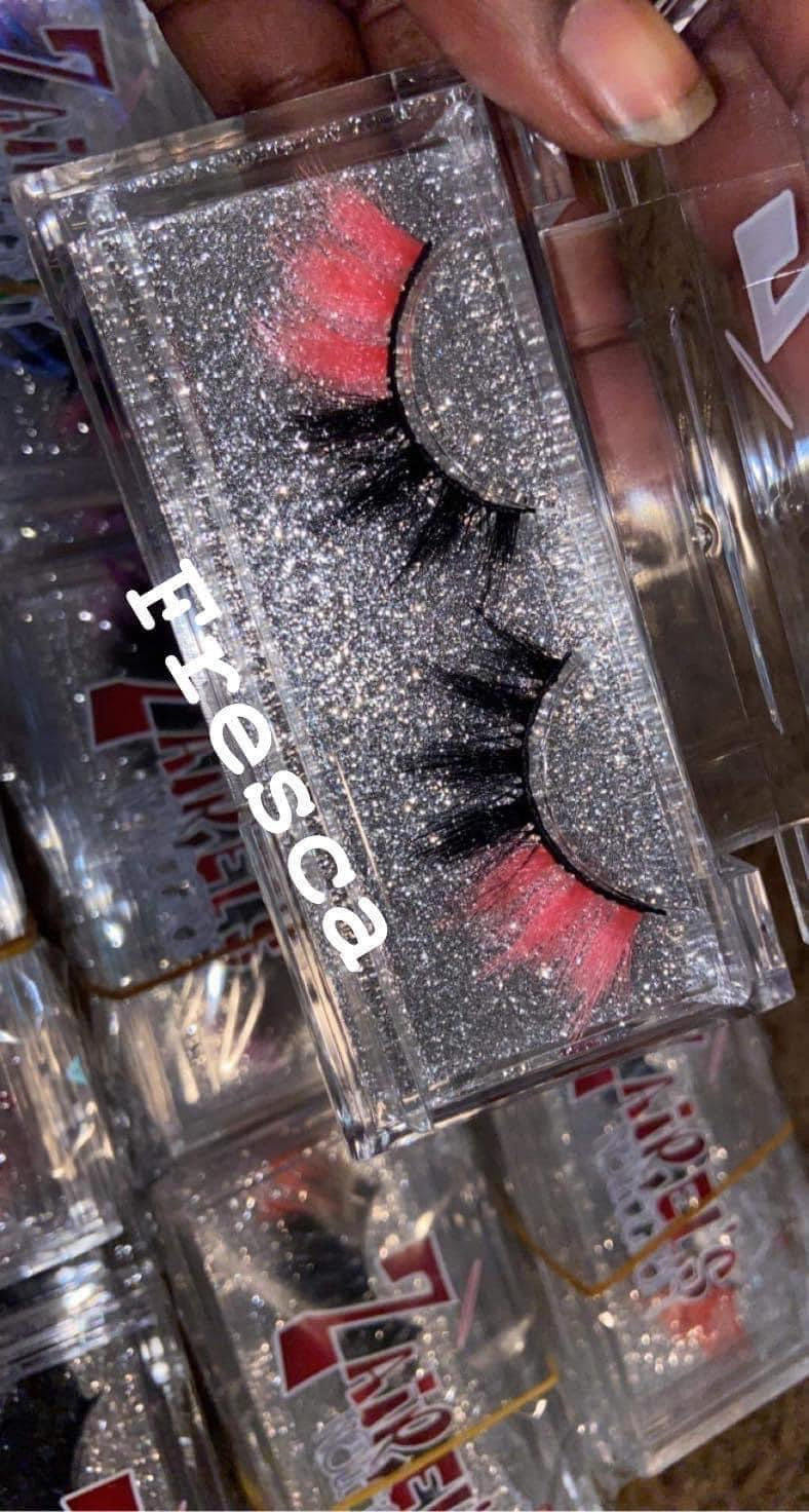 25MM COLORED DRAMATIC MINK EYE LASHES