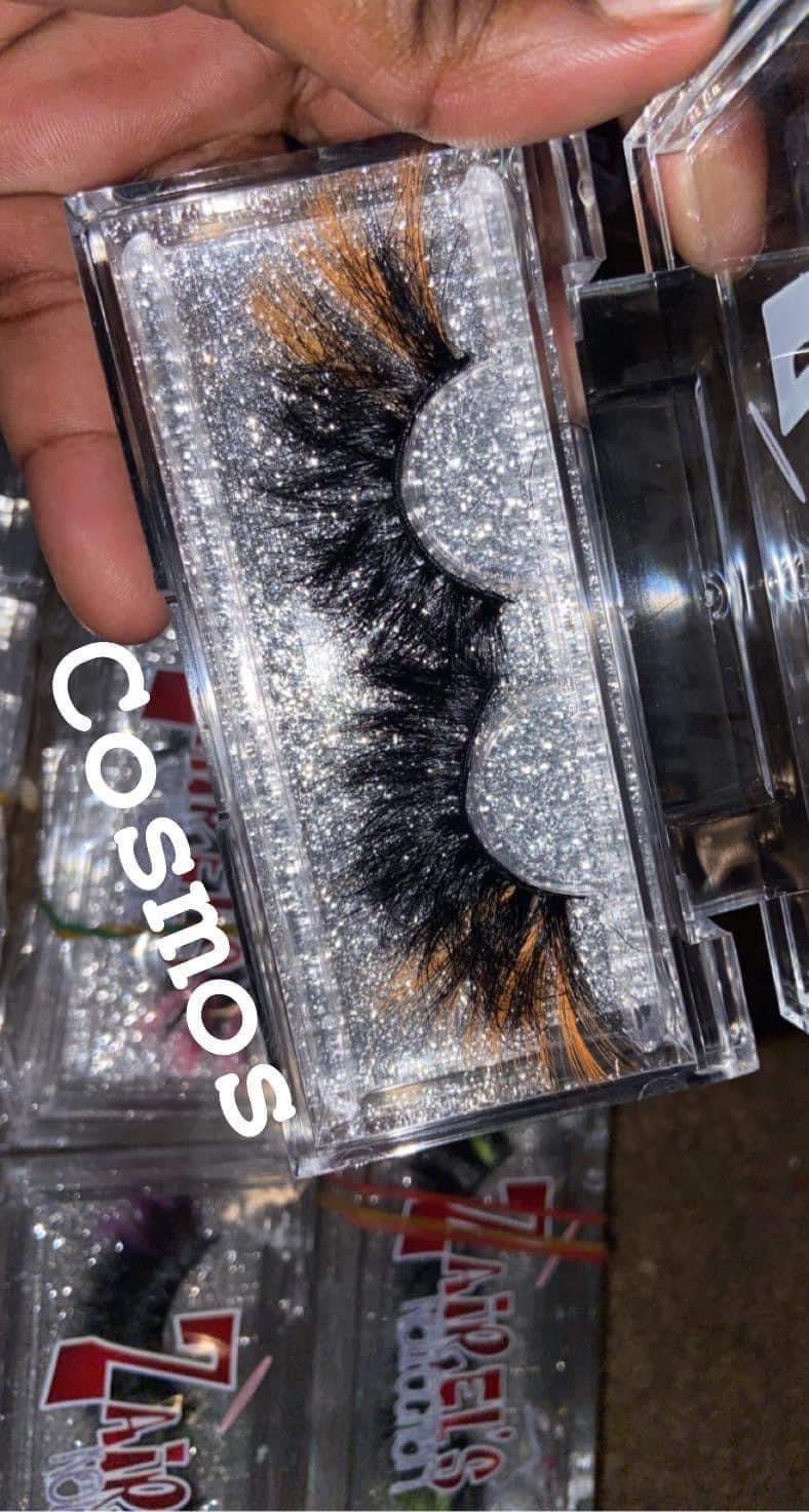 25MM COLORED DRAMATIC MINK EYE LASHES